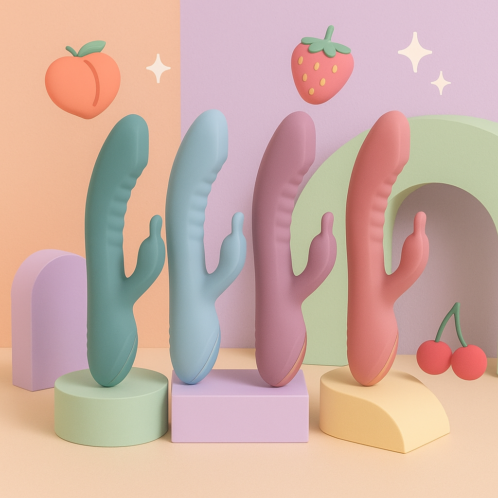 ZigZag gode avec stimulation clitoridienne